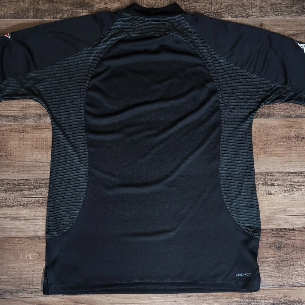 Jordan NBA All Star 2023 Warm Up Shooting Shirt Size LT in Black Nike Dri-Fit